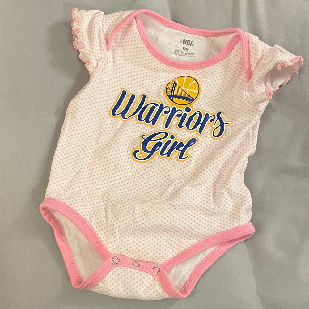 Golden State Warriors Baby Girl onesies